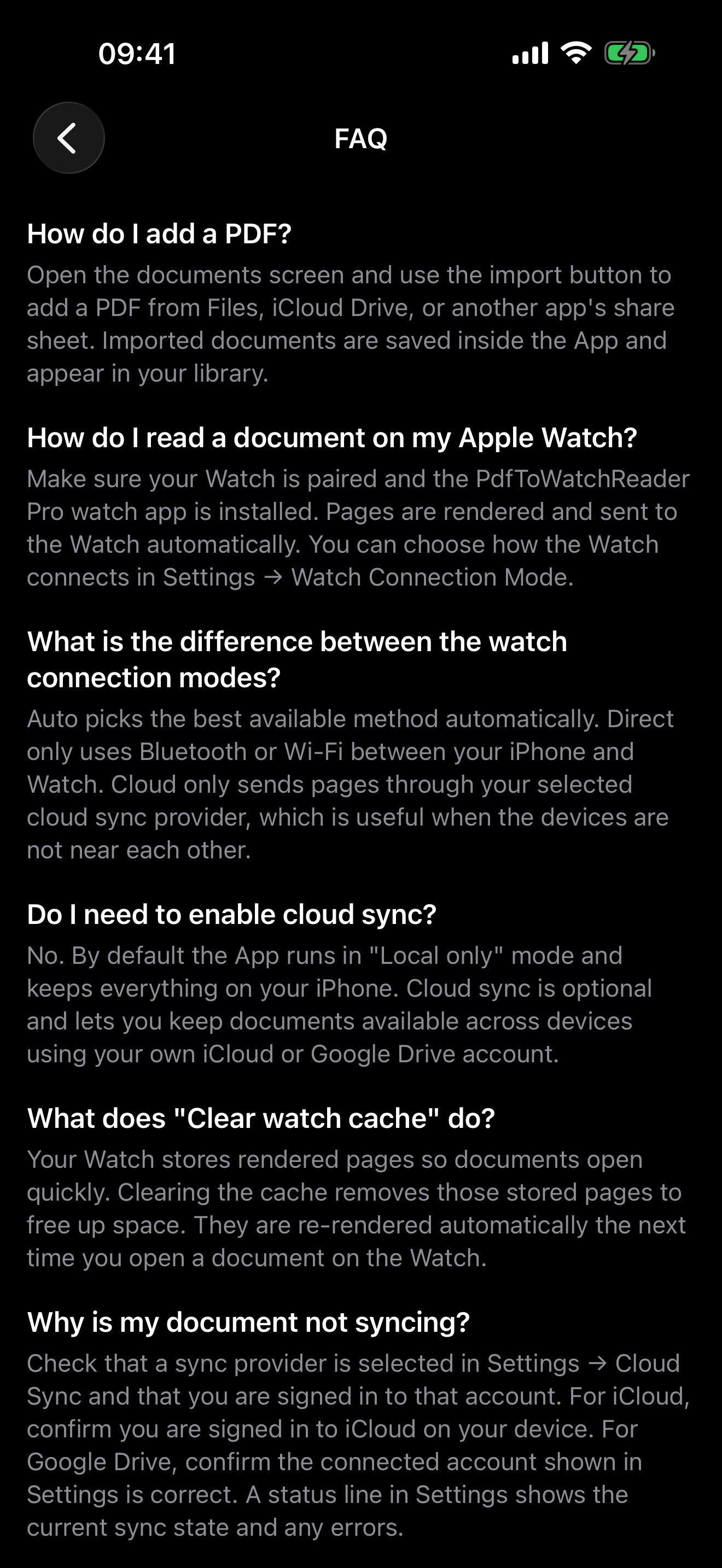 FAQ